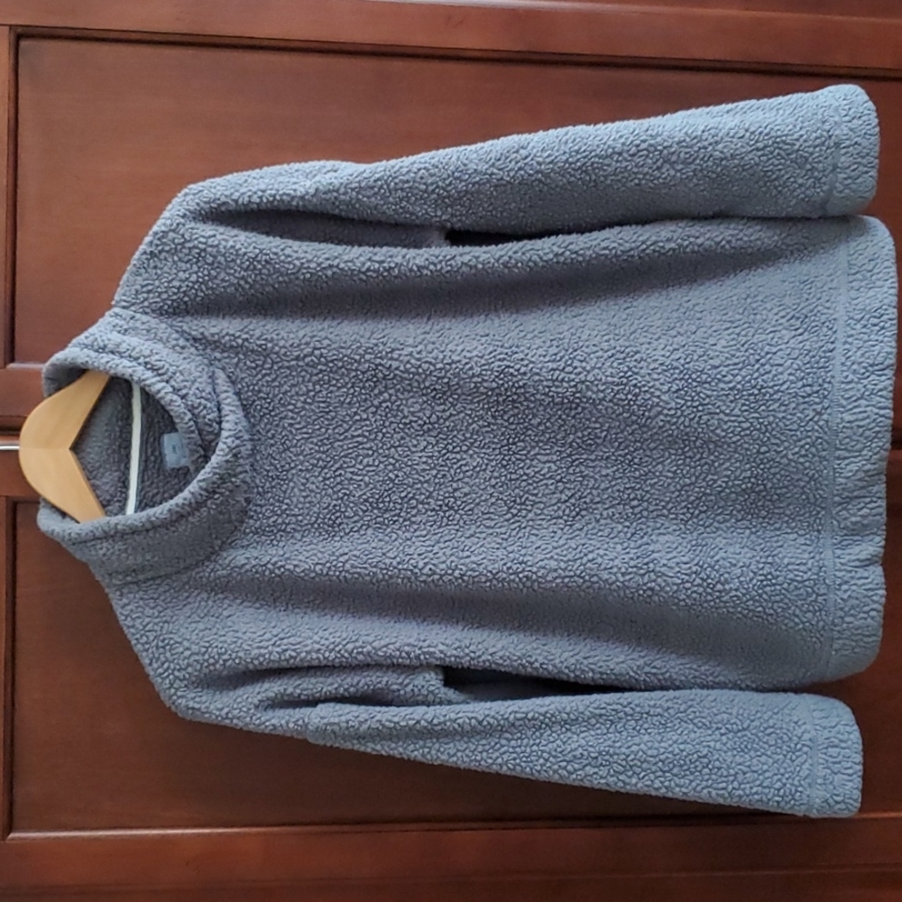 Jane And Bleeker Faux Fur Fuzzy Gray Sweatshirt